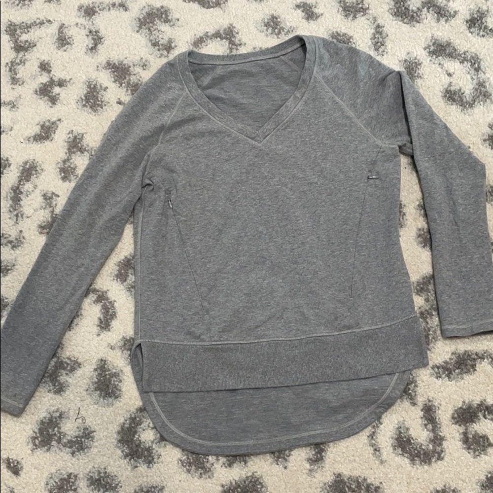 Womens Gray Lululemon sweatshirt
